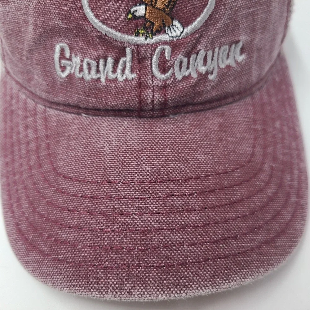 Grand Canyon Hat Snapback Trucker Mesh Red Gray Bald Eagle Arizona Outdoors Wear